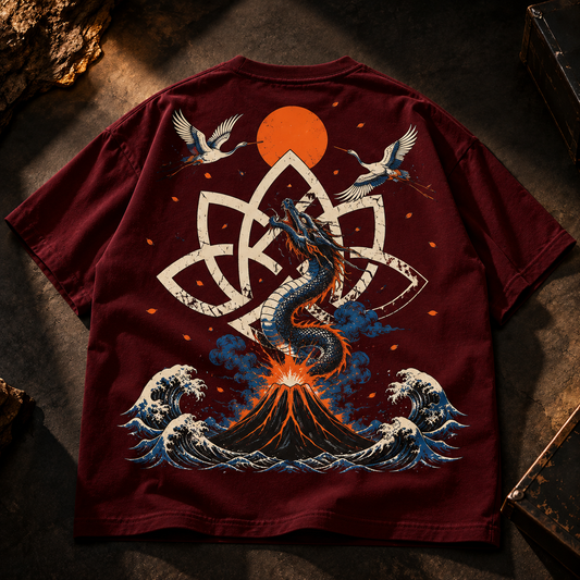Awaken Oversized T-Shirt – Wine