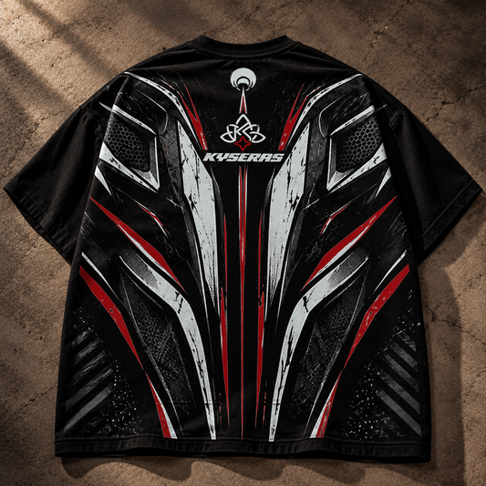 Redline Oversized T-Shirt – Black