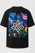 Chaos Oversized T-Shirt – Black