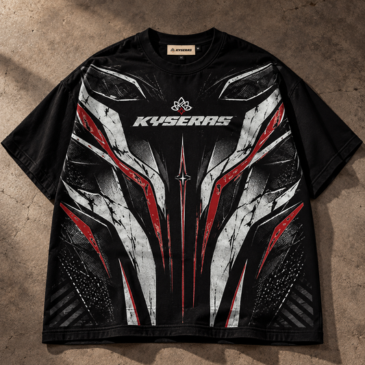 Redline Oversized T-Shirt – Black