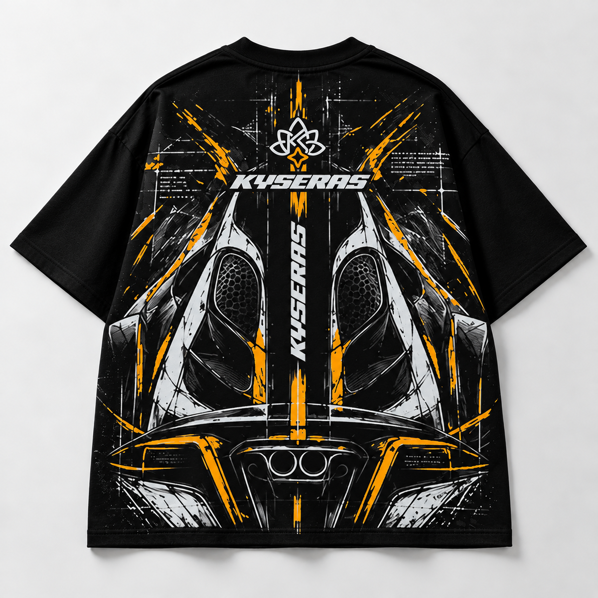 Art in Motion Oversized T-Shirt – Black