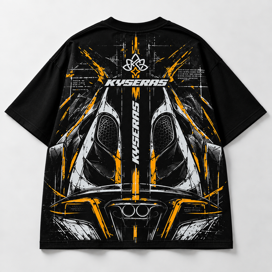 Art in Motion Oversized T-Shirt – Black