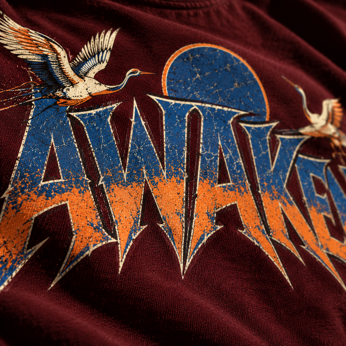 Awaken Oversized T-Shirt – Wine