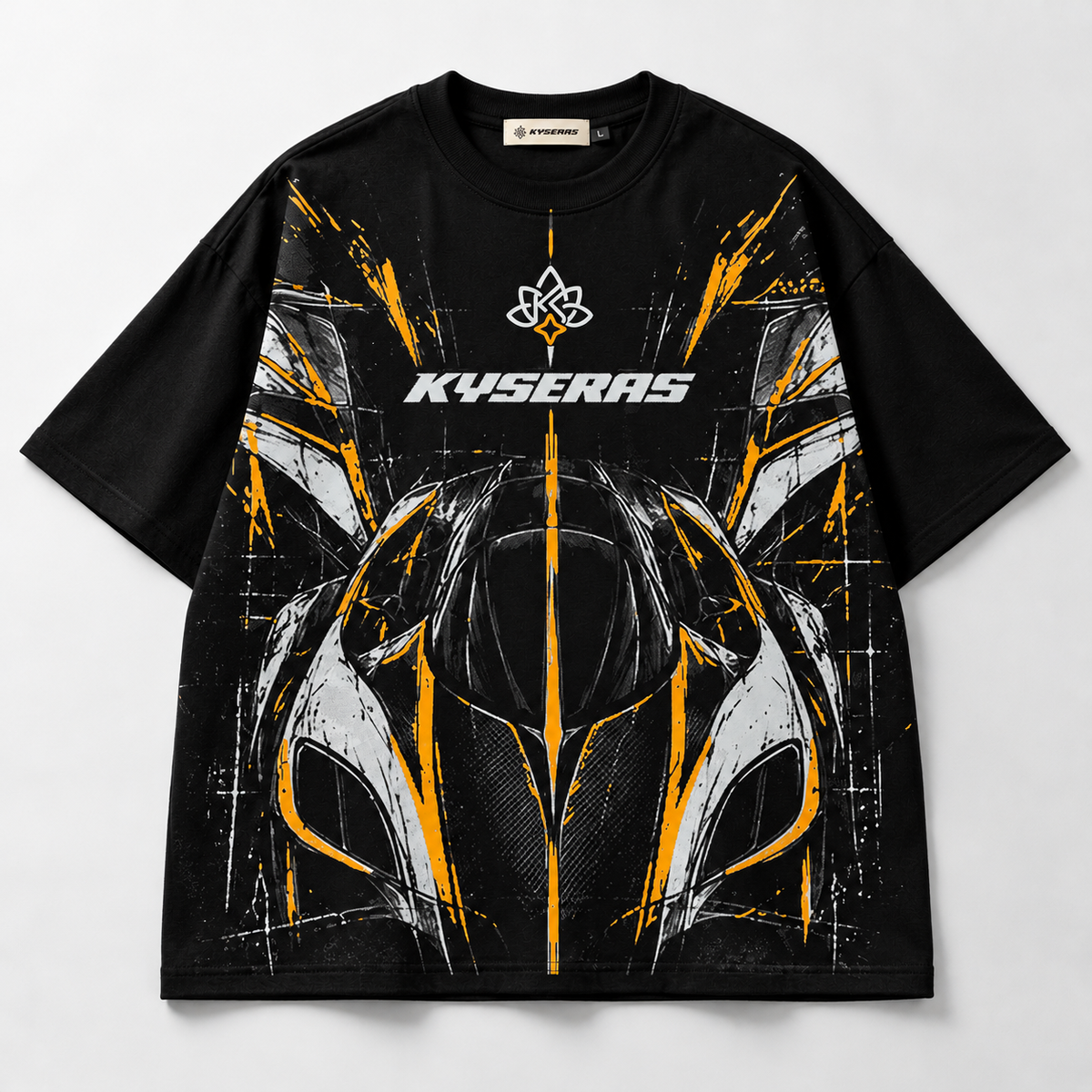 Art in Motion Oversized T-Shirt – Black