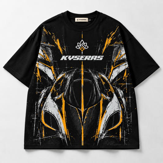 Art in Motion Oversized T-Shirt – Black